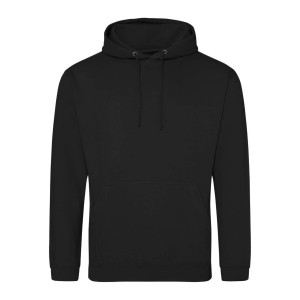 AWDIS kapucnis pul�ver, kevertsz�las, Jet Black