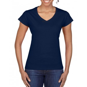 Gildan SoftStyle n�i V-nyak� p�l�, Navy