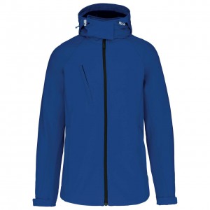 Kariban n�i kapucnis softshell dzseki, Dark Royal Blue